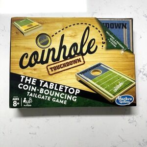 Coinhole Touchdown Tabletop Coin-Bouncing‎ Tailgate Game Hasbro Gaming Cornhole
